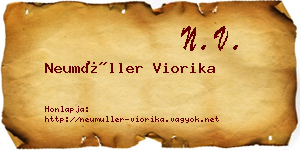 Neumüller Viorika névjegykártya